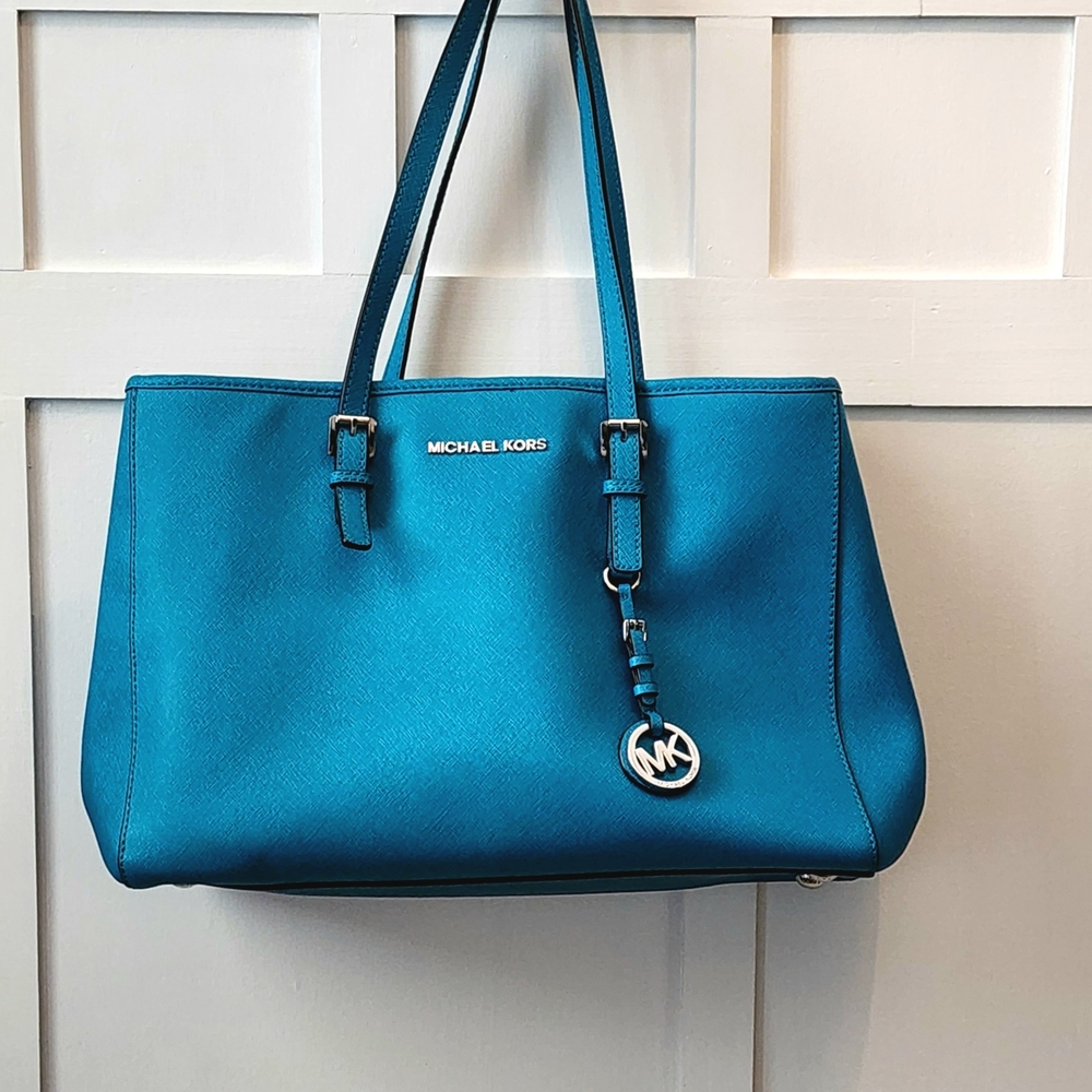 Michael Kors Teal Tote Bag